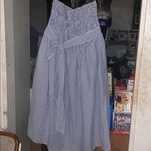 Strapless never worn summer dress